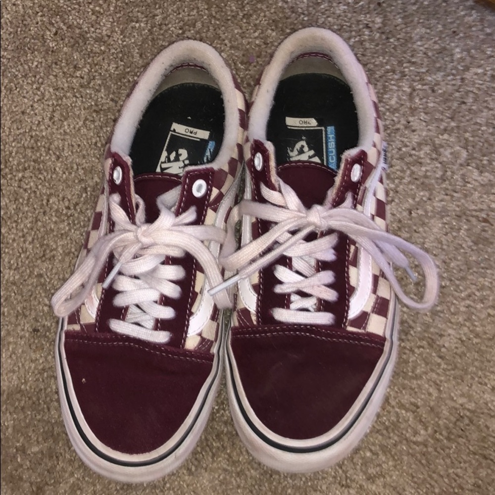 Vans low top checkered
